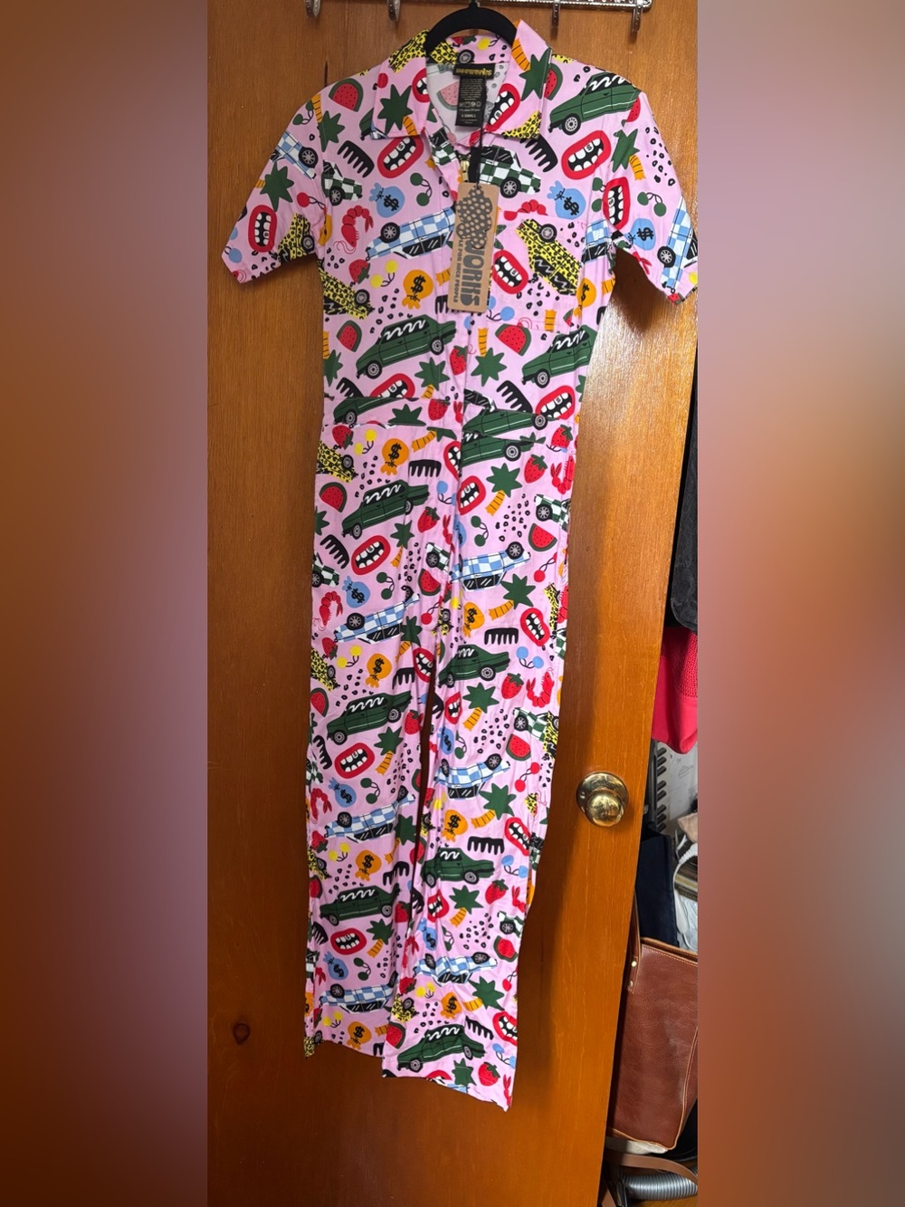 NWT Nooworks Roll Out Poplin Coveralls Jumpsuit XS